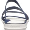 203998-462 Crocs™ Women's Swiftwater Sandal Navy/White