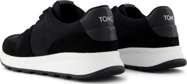 7a01fbea75ce600256a8e7afeb3ac735 TOMS WATER REPELLANT SUEDE/VINTAGE TWILL MEN'S SNEAKER Black