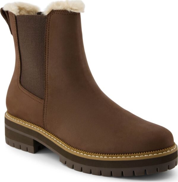TOMS NUBUK/FAUX WOMEN'S BENNET BOOT 10021285 Dark Brown