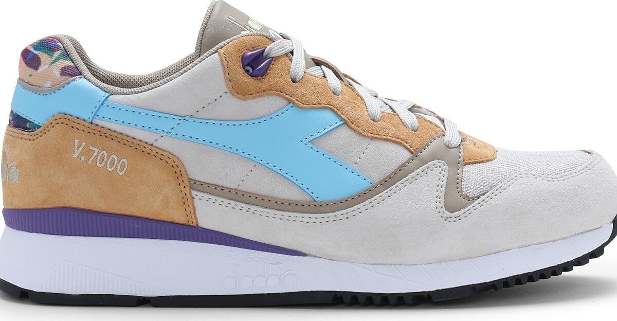 DIADORA V7000 Camo Light Gray/Oak Buff