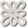 Crocs™ Crocs Cutout White Flower 198445137983 Crocs Cutout White Flower 198445137983