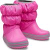 7ca020a7e626f0647fff0975c77e9888 Crocs™ Kids' Winter Puff Boot Electric Pink/Light Grey
