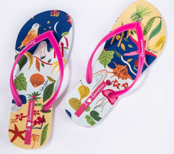 Ipanema Graffiti V Fem-Box12 White/Pink/Blue
