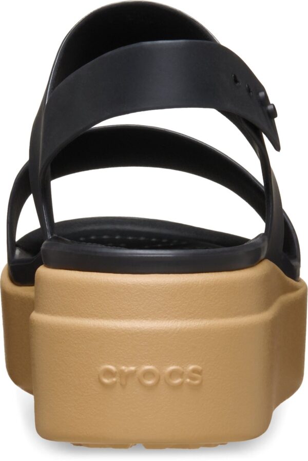Crocs™ Brooklyn Low Wedge Womens Black/Cashew