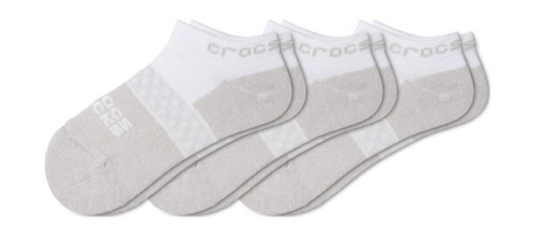 Crocs™ Kid's Low Ever 3-Pack Socks White