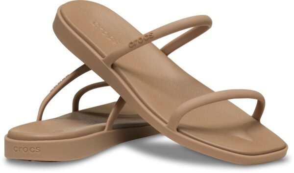 Crocs™ Miami Two Strap Sandal Milk Chocolate