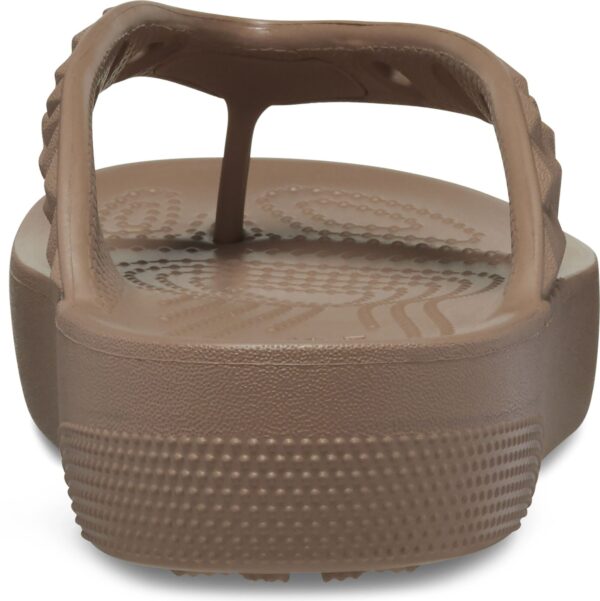 Crocs™ Classic Platform Geometrc Flip Latte