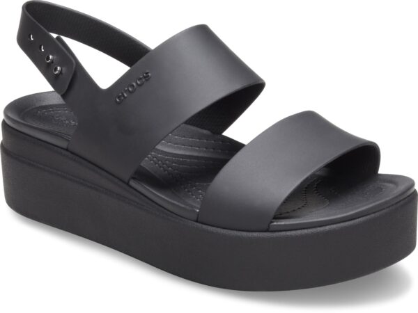 Crocs™ Brooklyn Low Wedge Womens Black/Black