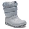 Crocs™ Classic Neo Puff Boot Kid's 207684 Light Grey