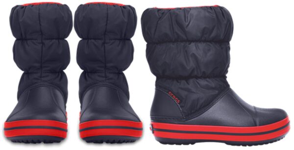 Crocs™ Winter Puff Boot Kid's Navy/Red