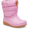Crocs™ Classic Neo Puff Boot Kid's 207684 Pink Tweed/Gum