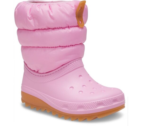 Crocs™ Classic Neo Puff Boot Kid's 207684 Pink Tweed/Gum
