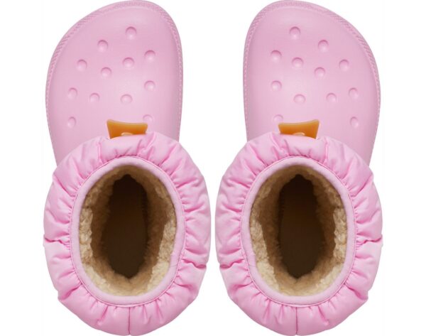 Crocs™ Classic Neo Puff Boot Kid's 207684 Pink Tweed/Gum