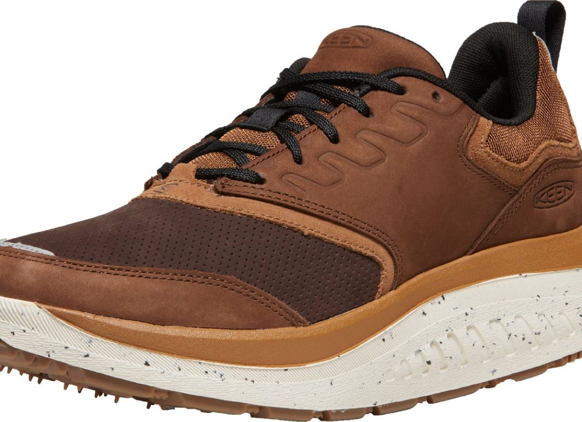 84b17640db4e0c14b200774d8ba48c90 Keen Wk400 Leather Men's Bison/Toasted Coconut