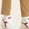 DIADORA Mi Basket Row Cut White/Garnet