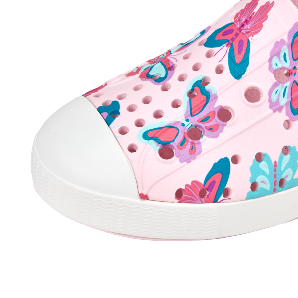 NATIVE Jefferson Print Child Milk Pink/Shell White/Flutter Friends