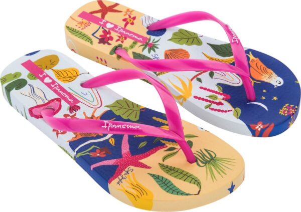 Ipanema Graffiti V Fem-Box12 White/Pink/Blue