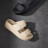 Crocs™ Brooklyn Sandal Low Wedge Women's Black