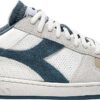 8727ae6a853c239382d0e39e230e5b33 DIADORA MAGIC BASKET LOW NEAT White/Stormy Weather