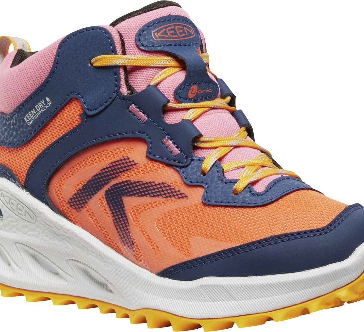 87c30d0777e49a0573c5683441c84936 Keen Zionic Mid Wp Kid's 1031137 Naval Academy/Nasturtium