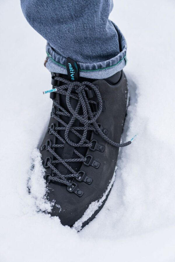 NATIVE FITZSIMMONS CITYLITE BLOOM Jiffy Black/Jiffy Black/Victoria Blue Laces