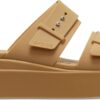 Crocs™ Brooklyn Sandal Low Wedge Women's Umber