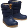 Crocs™ Classic Neo Puff Boot Kid's 207684 Navy/Gum