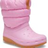 Crocs™ Classic Neo Puff Boot Kid's 207684 Pink Tweed/Gum
