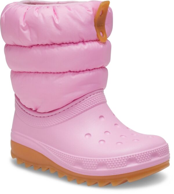 Crocs™ Classic Neo Puff Boot Kid's 207684 Pink Tweed/Gum