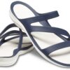 203998-462 Crocs™ Women's Swiftwater Sandal Navy/White