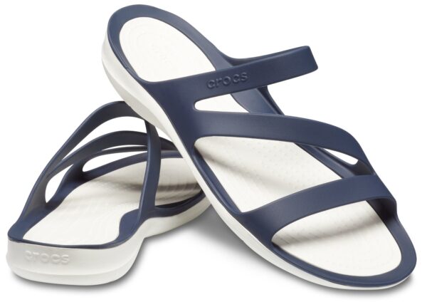 203998-462 Crocs™ Women's Swiftwater Sandal Navy/White