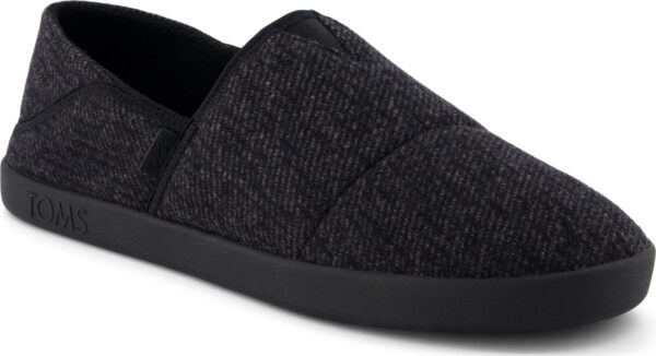 TOMS COZY TWILL MEN'S SLIPPER 10021377 Black