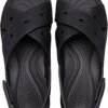 Crocs™ Brooklyn 4U Cross Strap Sandal Black