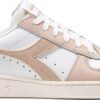9164b6b790a40ffe40b4ab005a0ea18e DIADORA Magic Basket Low Leather Wn White/Whisper Pink