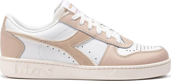 9164b6b790a40ffe40b4ab005a0ea18e DIADORA Magic Basket Low Leather Wn White/Whisper Pink