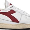 DIADORA Mi Basket Row Cut White/Garnet