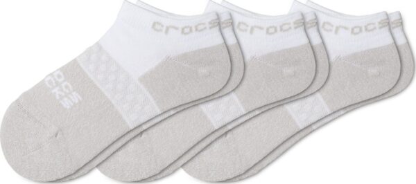 Crocs™ Kid's Low Ever 3-Pack Socks White