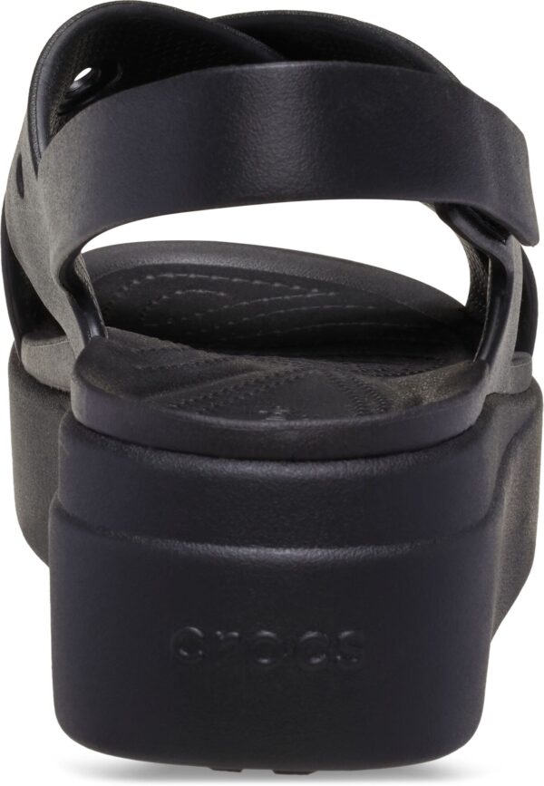 Crocs™ Brooklyn 4U Cross Strap Sandal Black