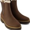 TOMS NUBUK/FAUX WOMEN'S BENNET BOOT 10021285 Dark Brown