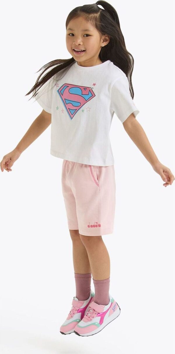 94845ad21a59fad1d0452d648359b48a DIADORA JG.T-SHIRT SS SUPERGIRL Optical White