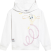 DIADORA JU.HOODIE TEAM Optical White