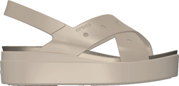 Crocs™ Brooklyn 4U Cross Strap Sandal Frappe