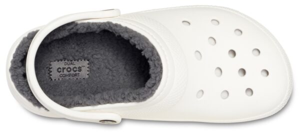 Crocs™ Classic Lined Clog White/Grey