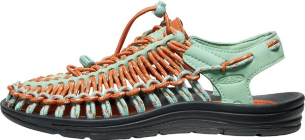 95a6322c0711895dfeeddd75bf62a3e9 Keen UNEEK WOMEN Granite Green/Gold Flame