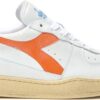 95a91be933868a2cbc7b5e1e98b13026 DIADORA Mi Basket Low Used White/Orange Peel