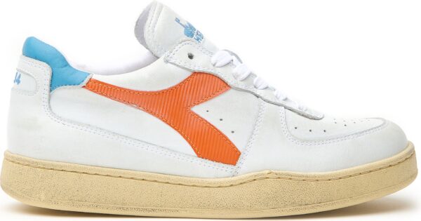 95a91be933868a2cbc7b5e1e98b13026 DIADORA Mi Basket Low Used White/Orange Peel