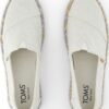 TOMS WHITE ONYX TEXTURED DENIM 10021934 White