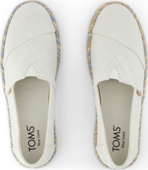 TOMS WHITE ONYX TEXTURED DENIM 10021934 White