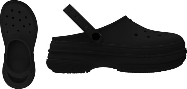 Crocs™ Classic Stacked Clog Black/Black