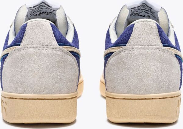 9714c876b0fee7ac0a3c6c84756f142a DIADORA Magic Basket Low Suede Leather White/Blue Eyes